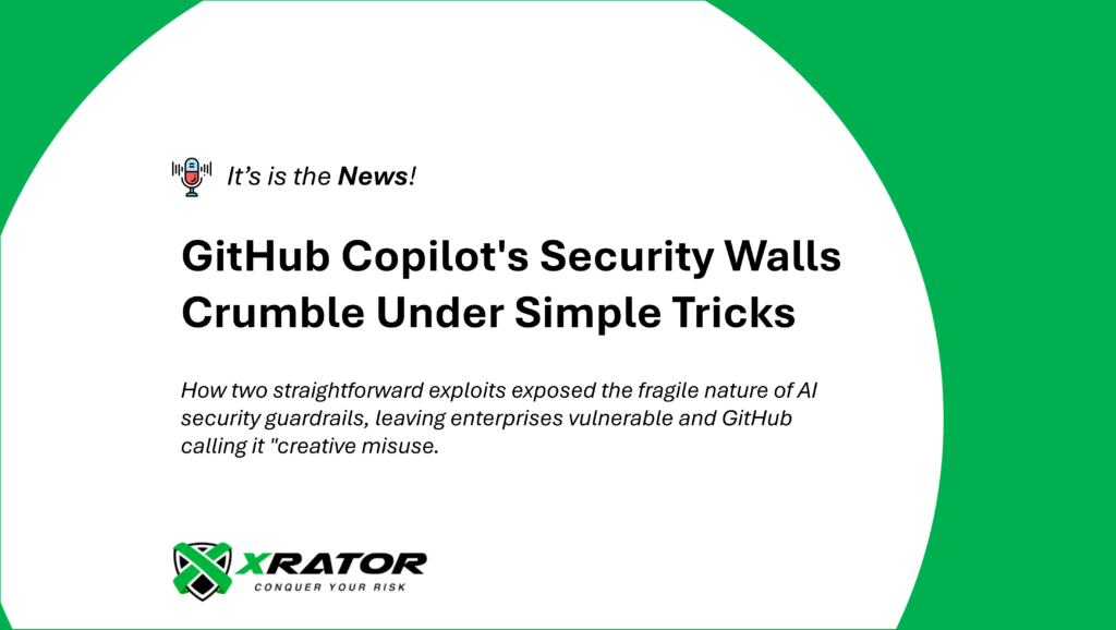 security weaknesses of copilot-generated code in... GitHub Copilot Vulnerabilities Highlight AI Security Challenges - XRATOR
